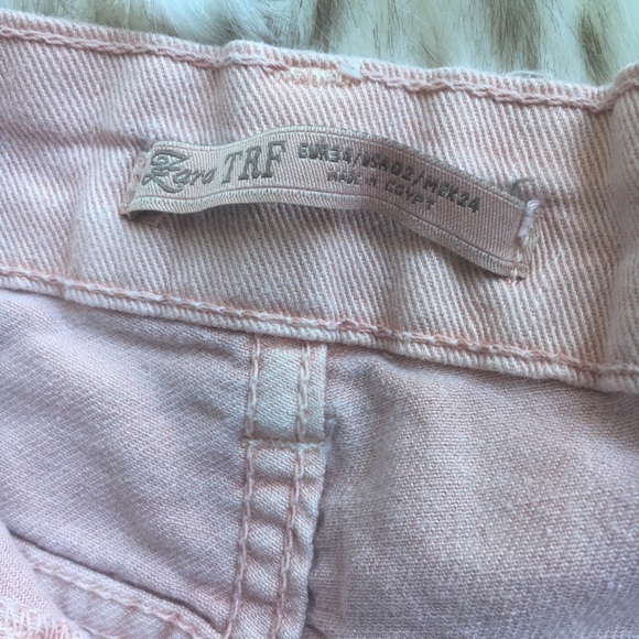 Zara TRF peachy pink denim shorts - US 2 / EU 34 - Picture 8 of 8